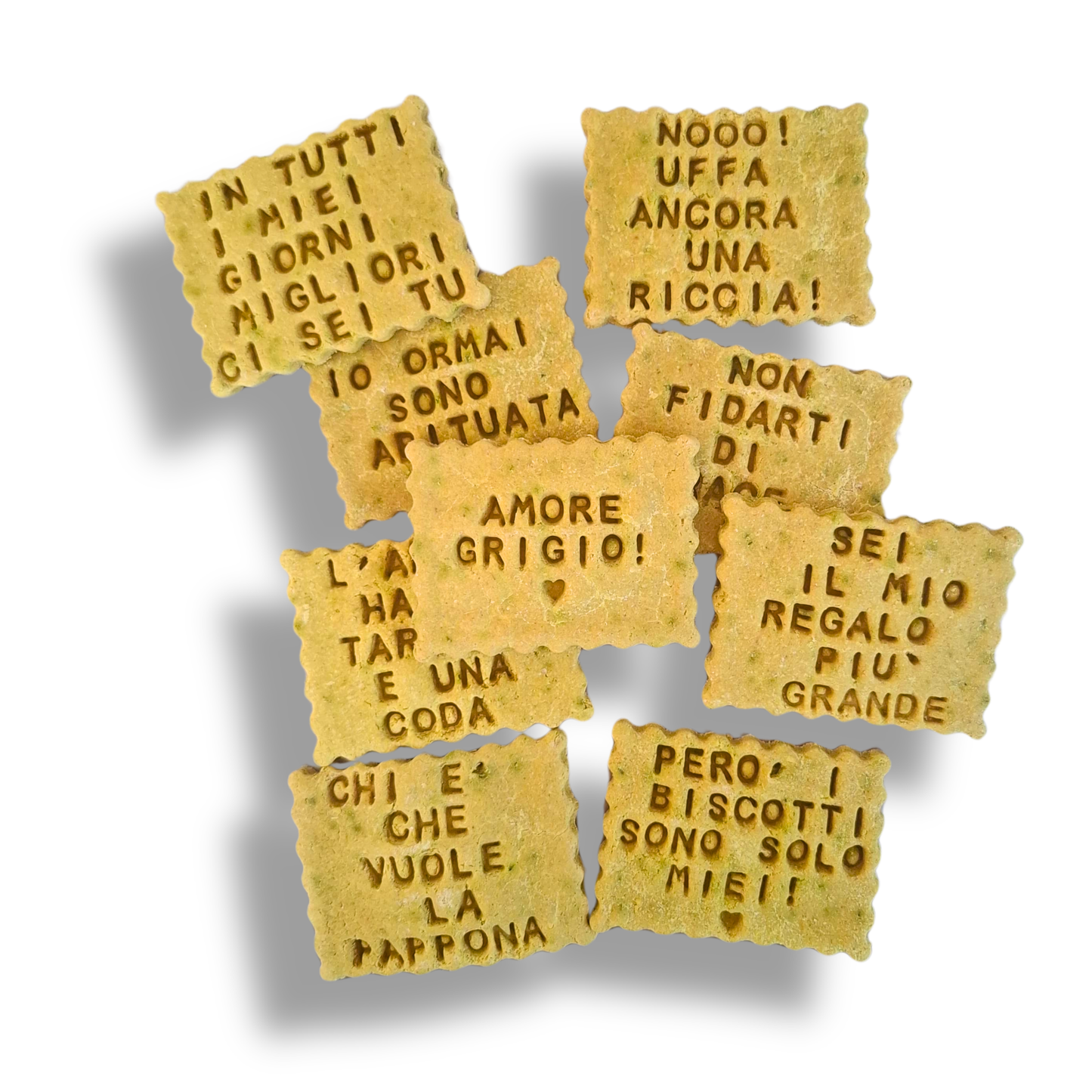 Biscotti per Cani Personalizzati con Frase Incisa - Parole a 4 zampe