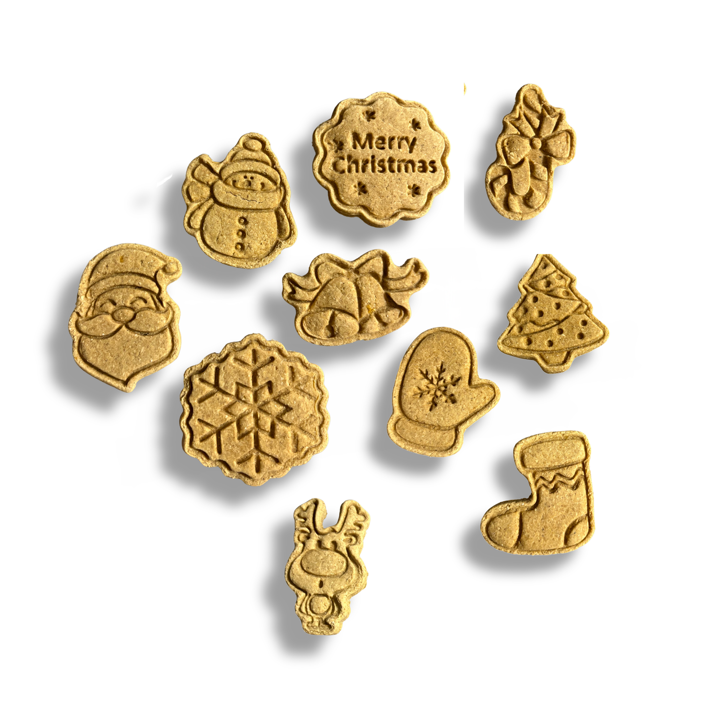 Natalini | Biscotti Natalizi per Cani al Gusto Mela, Avena e Cannella