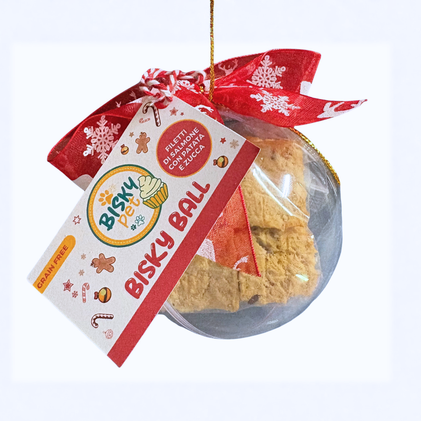 Cubotti di Salmone nelle Bisky Ball - Edizione Natalizia